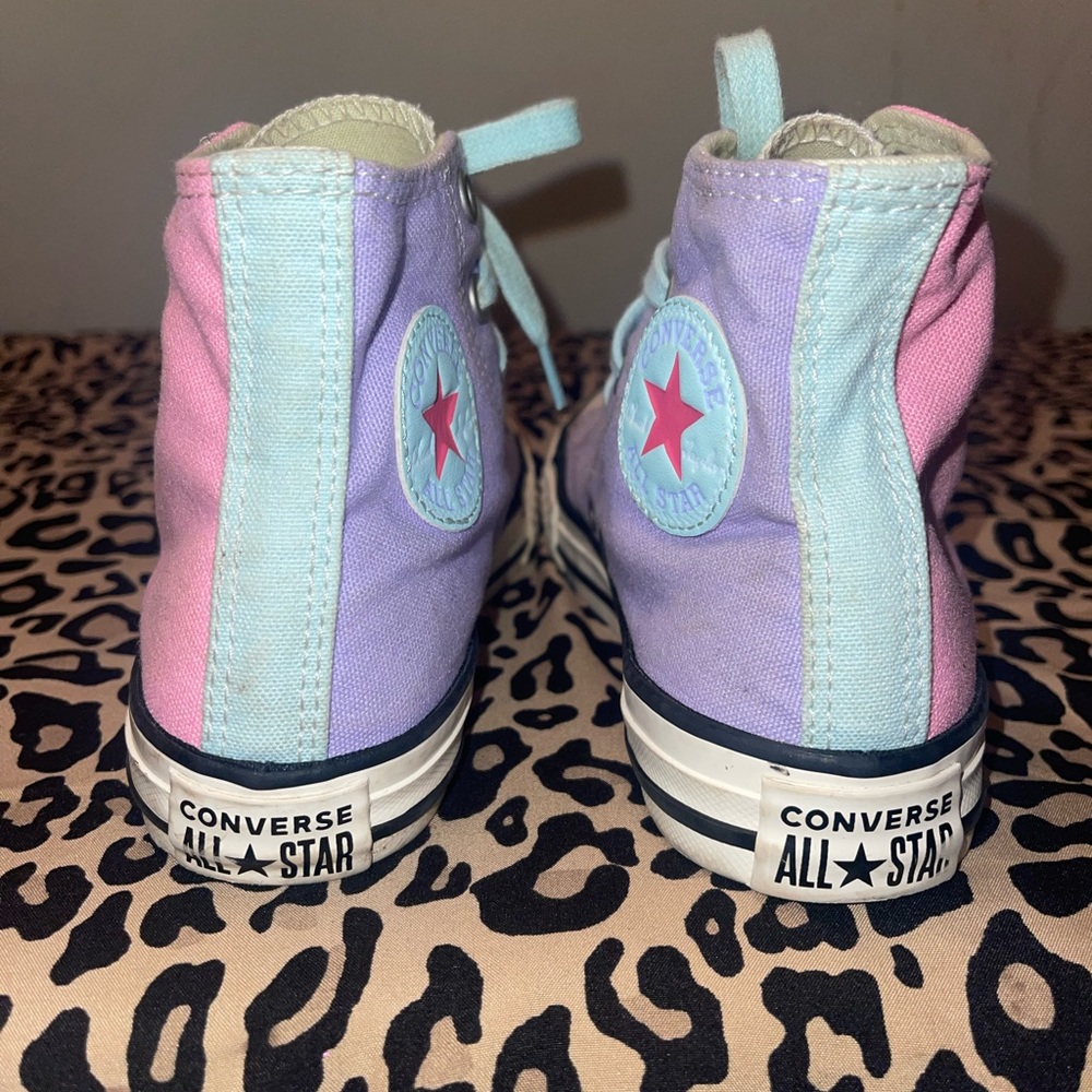 Multi Colored HiTop Converse size 13y - Picture 2 of 5